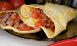 Мексиканское буррито с красной фасолью